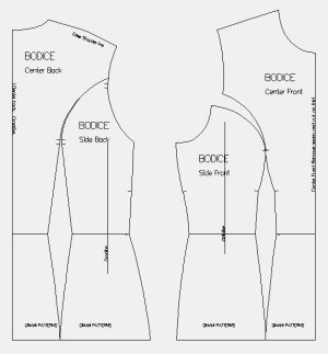 Bodice Pattern Macro - Female