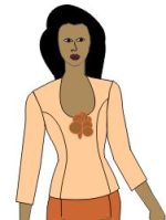 Scoop Neck Fitted Dress/Top Pattern Macro